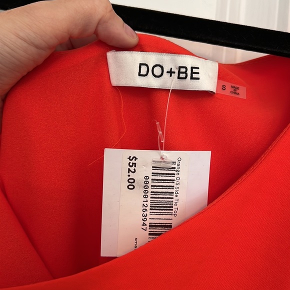 One shoulder tie top - Picture 3 of 3